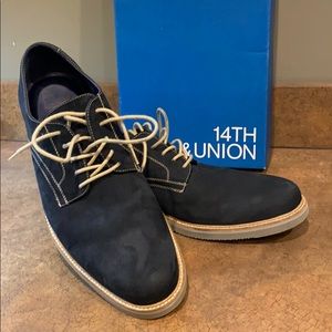 14th & Union Men’s Arlington Derby 13M Navy Nubuck